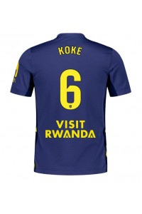 Atletico Madrid Koke #6 Fotballdrakt Borte Klær 2025-26 Korte ermer